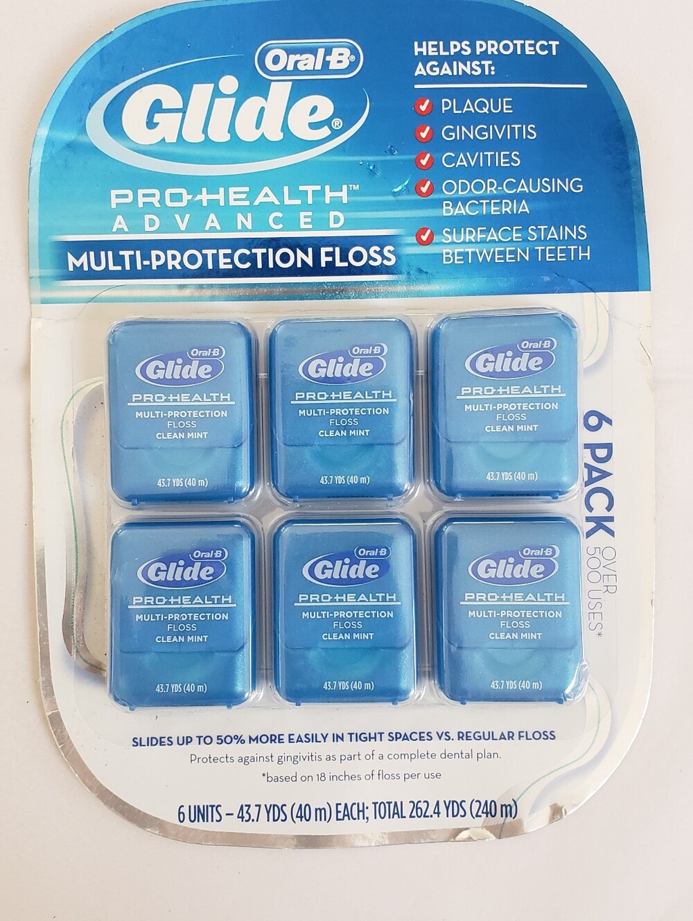 New Oral-B Glide Pro-Health Original Multi-Protection Floss 6 pack DISCONTINUED